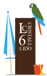parrot on Lido Cristallo sign